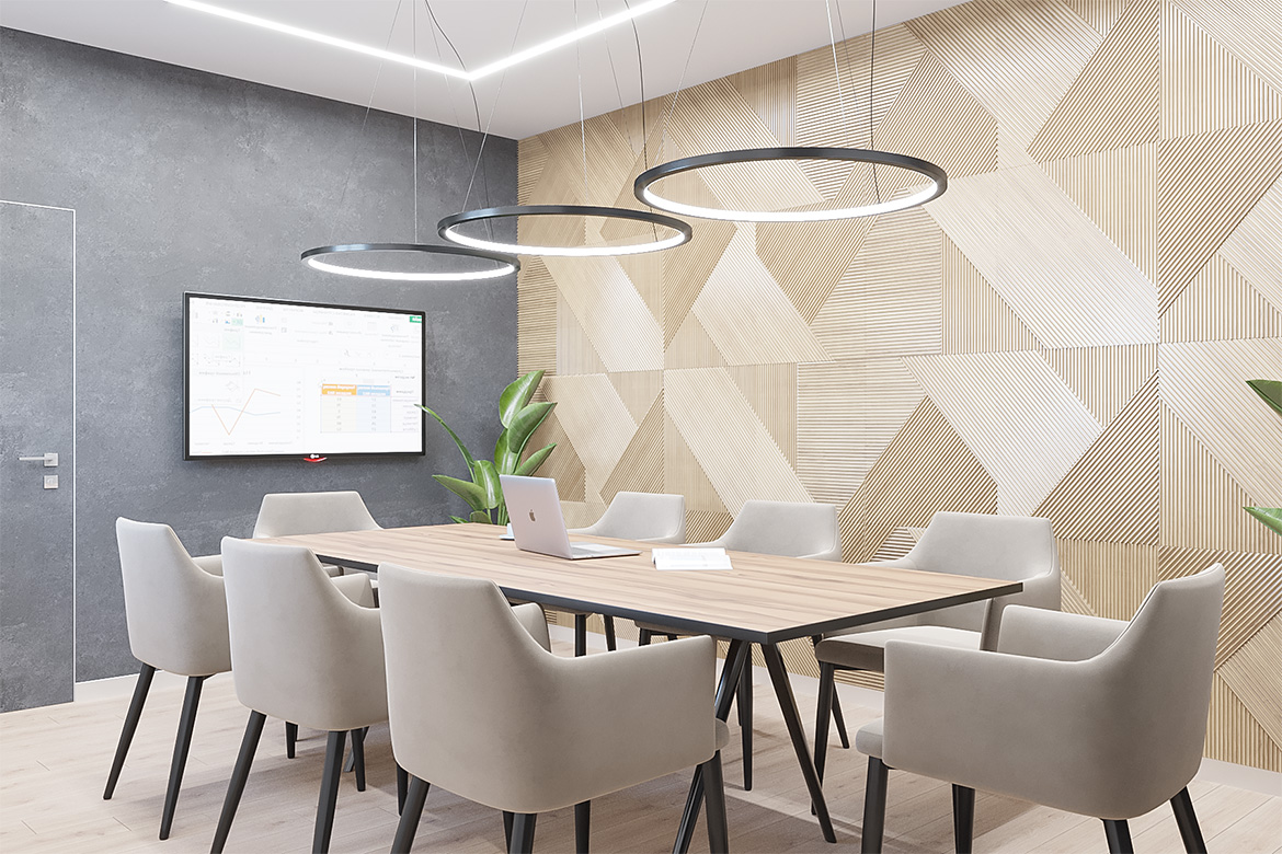 Дизайн переговорной комнаты для компании РЖД