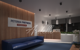 Дизайн ресепшн "Peterka Partners"